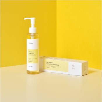 iUnik Calendula ulei pentru indepartarea machiajului Ulei de curățare pentru piele sensibilă - imagine 3